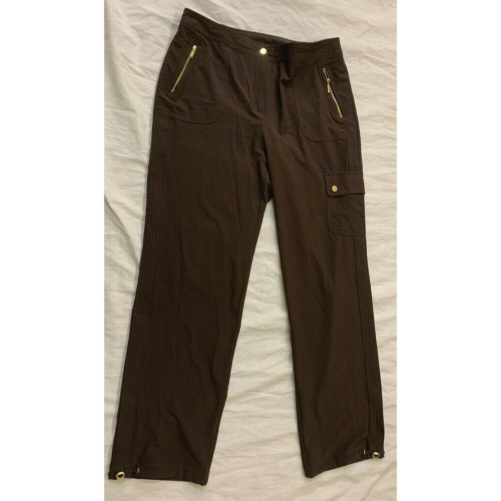 ZENERGY BY CHICOS WOMENS CARGO PANTS SIZE 1